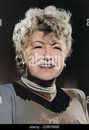 Ida Wüst, deutsche Schauspielerin 1950er Jahre, Deutschland. L'actrice allemande Ida Wuest, l'Allemagne des années 1950. Banque D'Images