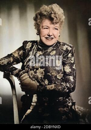 Ida Wüst, deutsche Schauspielerin 1950er Jahre, Deutschland. L'actrice allemande Ida Wuest, l'Allemagne des années 1950. Banque D'Images