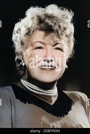 Ida Wüst, deutsche Schauspielerin 1950er Jahre, Deutschland. L'actrice allemande Ida Wuest, l'Allemagne des années 1950. Banque D'Images
