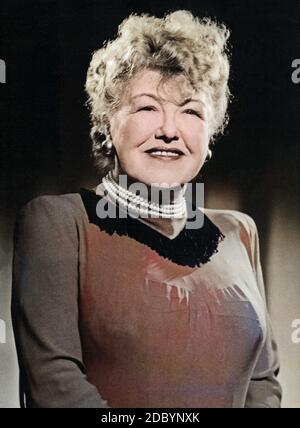 Ida Wüst, deutsche Schauspielerin 1950er Jahre, Deutschland. L'actrice allemande Ida Wuest, l'Allemagne des années 1950. Banque D'Images