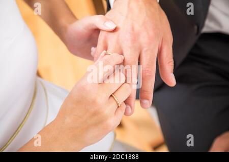 Hambourg, Allemagne. 23 juillet 2019. Au rapport Themendienst du 18 novembre 2020: Le mariage d'ici 31.12. Peut être utile - au moins d'un point de vue fiscal. Credit: Christin Klose/dpa-tmn/dpa/Alay Live News Banque D'Images