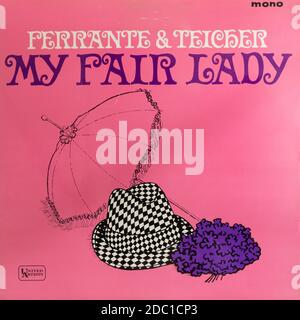 My Fair Lady, Ferrante & Teicher, couverture de l'album vinyle LP, chansons de la comédie musicale, 1964 Banque D'Images