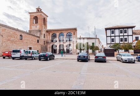 Ayuntamiento de Villanueva de la Jara. Provincia de Cuenca. Castilla la Mancha. Espagne. Conjunto histórico artístico. Banque D'Images