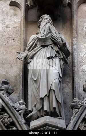 Saint Elie, Votivkirche (l'église votive). C'est une église néo-gothique située sur le Ringstrabe à Vienne, Autriche, le 10 octobre 2014 Banque D'Images