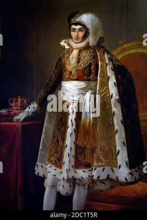 Jérôme Bonaparte Roi de Westphalie 1809 par François Joseph Kinson 1771-1839 ( Jérôme-Napoléon Bonaparte ( Girolamo Buonaparte 1784 –1860 était le plus jeune frère de Napoléon I ) Banque D'Images