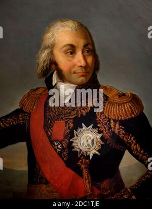 Maréchal Jean Baptiste Jourdan 1762-1833 France, Français. ( armée de l'empereur Napoléon Bonaparte ) Commandant de l'armée pendant la Révolution qui a gagné la bataille des fleurs et est devenu plus tard un Maréchal de France et le chef d'état-major de Joseph Bonaparte Banque D'Images