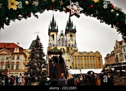 Église de notre dame avant Tyn à Prague Banque D'Images