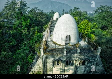 Ashram, Beatles, Rishikesh, Uttarakhand, Inde Banque D'Images