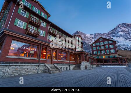 Kleine Scheidegg, région de la Jungfrau, Oberland bernois, Alpes suisses, Suisse, Europe Banque D'Images