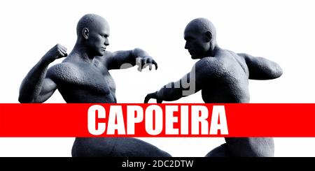 Cours de Capoeira combat combat Sports fond Banque D'Images