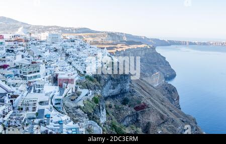 Belle vue de Santorin, Grèce Banque D'Images