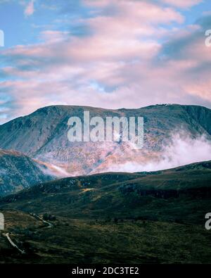 Ben Nevis, la plus haute montagne du Royaume-Uni Banque D'Images