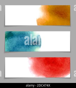 Image de modèle de bannière Web abstraite. Illustration. Banque D'Images