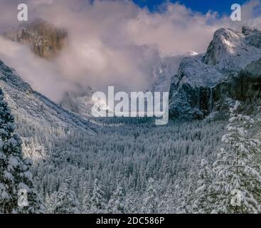 Clearing Storm, parc national de Yosemite, Californie Banque D'Images