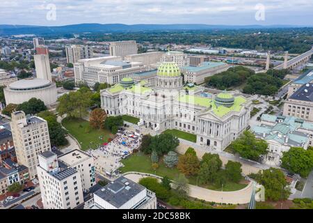 Pennsylvania State Capitol Complex, Harrisburg, Pennsylvanie, États-Unis Banque D'Images