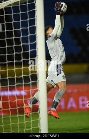 Pise, Italie. 18 novembre 2020. Michele Cerofolini (Italie) lors du match de l'UEFA « moins de 21 ans Hongrie-Slovénie 2021 » entre l'Italie 4-1 Suède au stade Arena Garibaldi le 18 novembre 2020 à Pise, Italie. Credit: Maurizio Borsari/AFLO/Alay Live News Banque D'Images