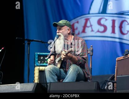 Seasick Steve performing on the main stage at the 2017 On Blackheath Music Festival Stock Photo