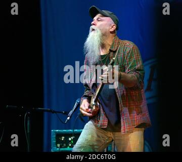 Seasick Steve performing on the main stage at the 2017 On Blackheath Music Festival Stock Photo