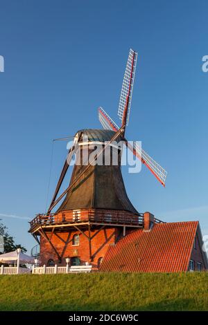 Géographie / Voyage, Allemagne, Basse-Saxe, moulin à marmoise Aurora ou moulin de Borsteler, Borstel, Additional-Rights-Clearance-Info-not-available Banque D'Images