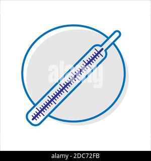 Icône linéaire vecteur simple associée aux instructions d'innocuité pendant une pandémie de coronavirus. Illustration de Vecteur