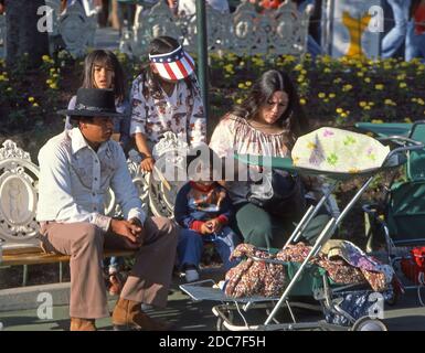 Family, San Francisco, États-Unis, 1977. Banque D'Images