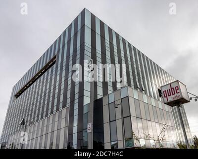 The Cube, Corby, Northamptonshire, Angleterre Banque D'Images