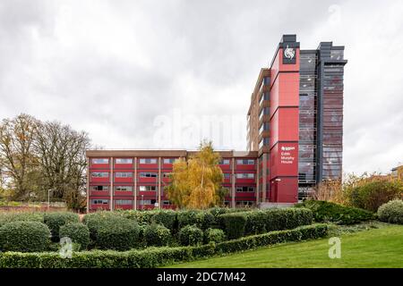 Edith Murphy House un bâtiment rénové de dix étages a ouvert 2011 à l'Université de Montfort à Leicester City Centre Angleterre ROYAUME-UNI Banque D'Images