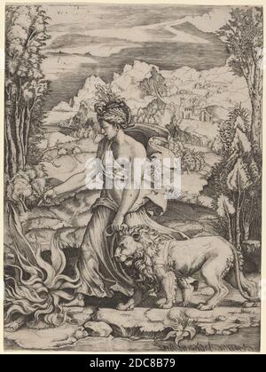 Marco Dente, (artiste), italien, c. 1493 - 1527, aptitude, gravure Banque D'Images