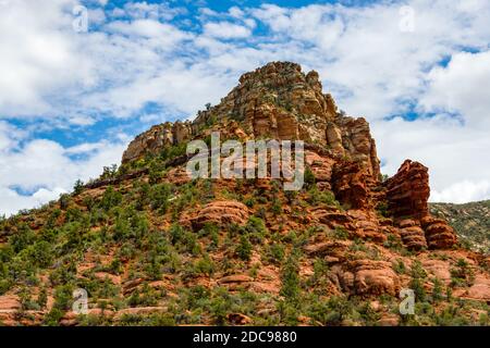 Sedona, Arizona, a effectué un zoom avant Banque D'Images