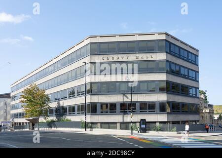 County Hall, New Road, Oxford, Oxfordshire, Angleterre, Royaume-Uni Banque D'Images