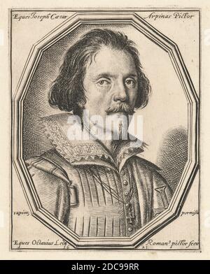 Ottavio Leoni, (artiste), Roman, c. 1578 - 1630, Giuseppe Cesari, 1621, gravure Banque D'Images