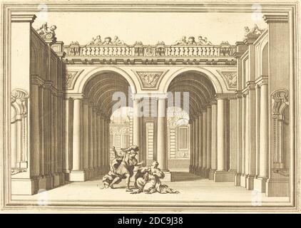 Arnold von Westerhout, (artiste), Flamand, 1651 - 1725, il Greco in Toia: Plaque 9, Quadreria Medicea, vol.4, (série), gravure et gravure sur papier couté Banque D'Images