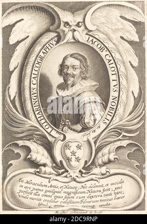 Michel Lasne, (artiste), français, 1590 ou avant - 1667, Jacques Callot, gravure Banque D'Images