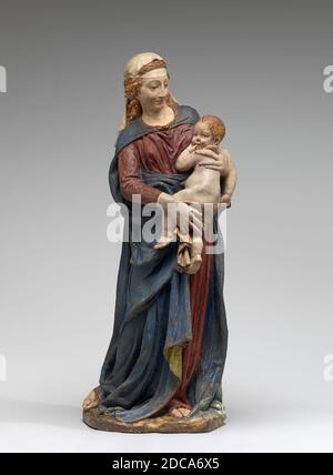 Icône religieuse triptyque italienne en bois gravé | Ma Cabane Vintage