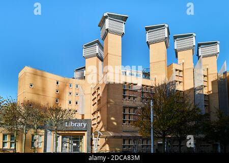 Bibliothèque Lanchester, université de Coventry, Angleterre. Banque D'Images