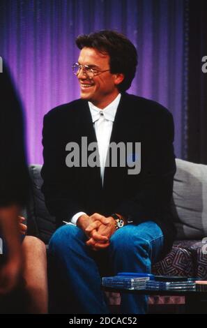 Wetten dass, Spielshow, Deutschland 1992, modérateur Wolfgang Lippert Banque D'Images