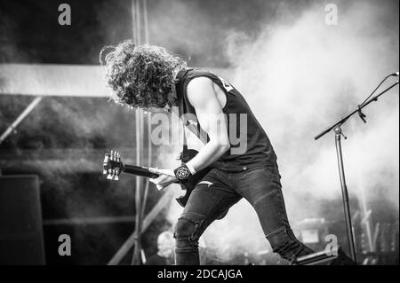 Raveneye Oli Brown en concert Banque D'Images