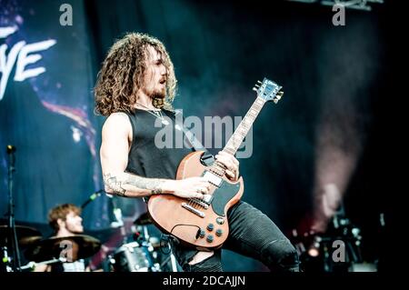 Raveneye Oli Brown en concert Banque D'Images