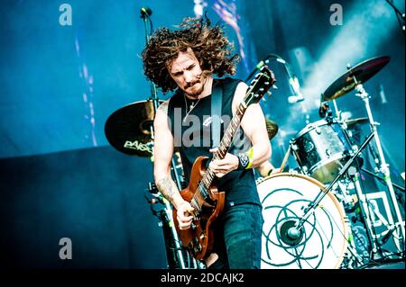 Raveneye Oli Brown en concert Banque D'Images