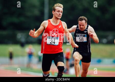 Au cours de la « Intégrative Sportfest » à Leverkusen le 21 2020 août. Banque D'Images