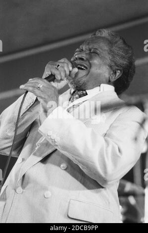 Illinois Jacquet, North Sea Jazz Festival, la Haye, pays-Bas, 1993. Banque D'Images