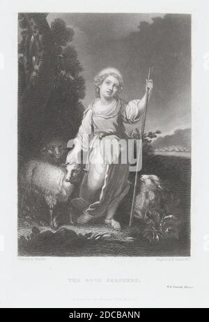 Le bon Berger, 20e siècle. Banque D'Images