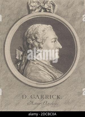 Portrait de David Garrick, 1764. Banque D'Images