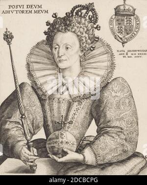 La reine Elizabeth I, 1592. Banque D'Images