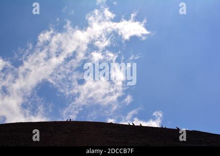 Mont Etna près de Catane, Sicile Banque D'Images