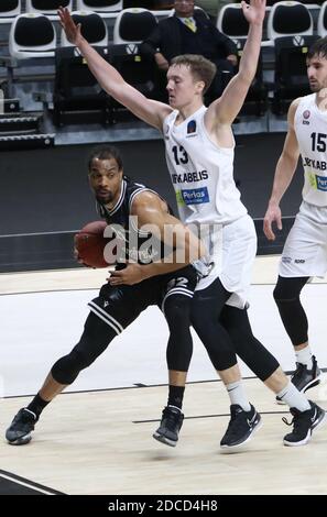 Segafredo Arena, Bologna, Italie, 20 Nov 2020, Vince Hunter de Virtus Segafredo Bologna pendant Virtus Bologna vs Lietkabelis, Basketball Eurocup Championship - photo Michele Nucci / LM crédit: Ettore Griffoni / Alamy Live News Banque D'Images