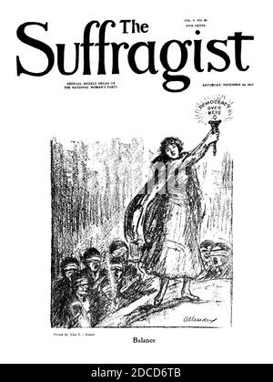 Le Suffragist, 1917 Banque D'Images