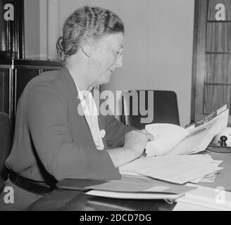 Mary Dewson, féministe et militante américaine Banque D'Images