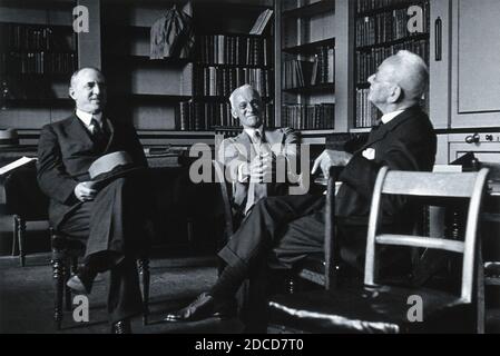 Lynn Thorndike, Harvey Cushing et Charles Scott Sherrington Banque D'Images