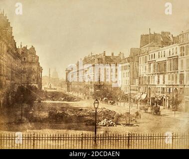 Vestiges des barricades, Paris, 1848, Hippolyte Bayard Banque D'Images